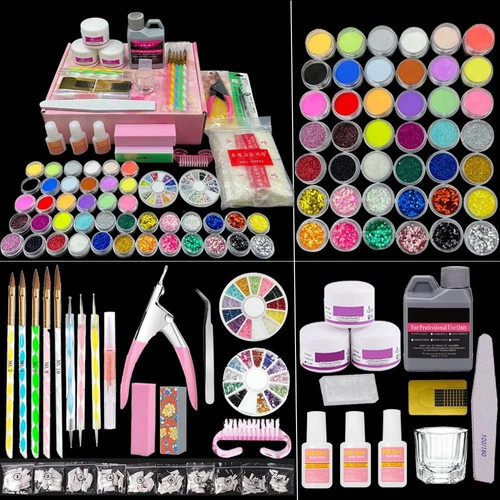 Acrylic nail kit full - full, set