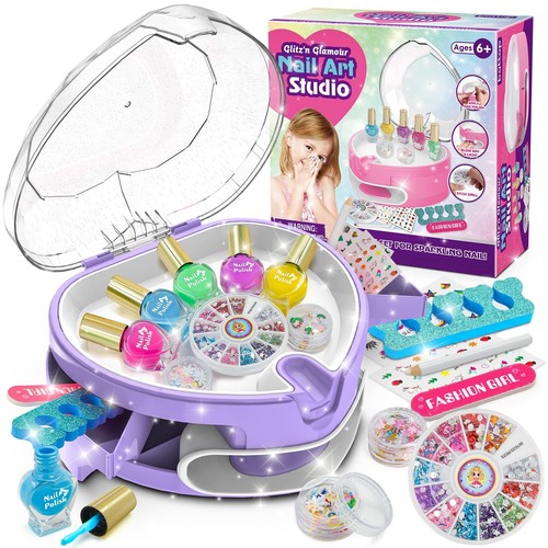 Girls nail art kit - girls,