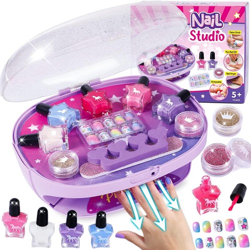 Kids nail art kit - kit, girls